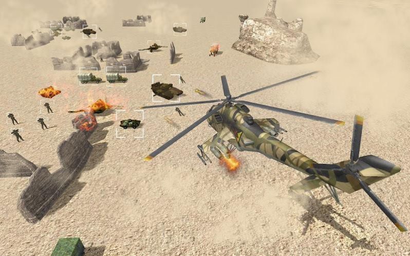 武装直升机袭击游戏安卓版图1