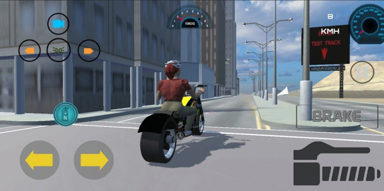 城市摩托模拟驾驶3D图0