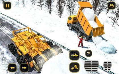 雪地货车模拟运输图1