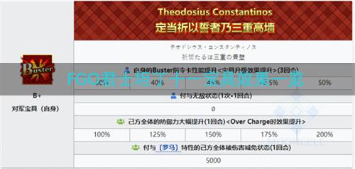 FGO君士坦丁十一宝具效果一览