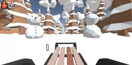 雪地起重机道路救援3D图1
