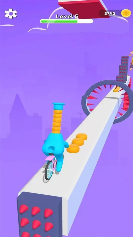 橙子自行车挑战游戏图2