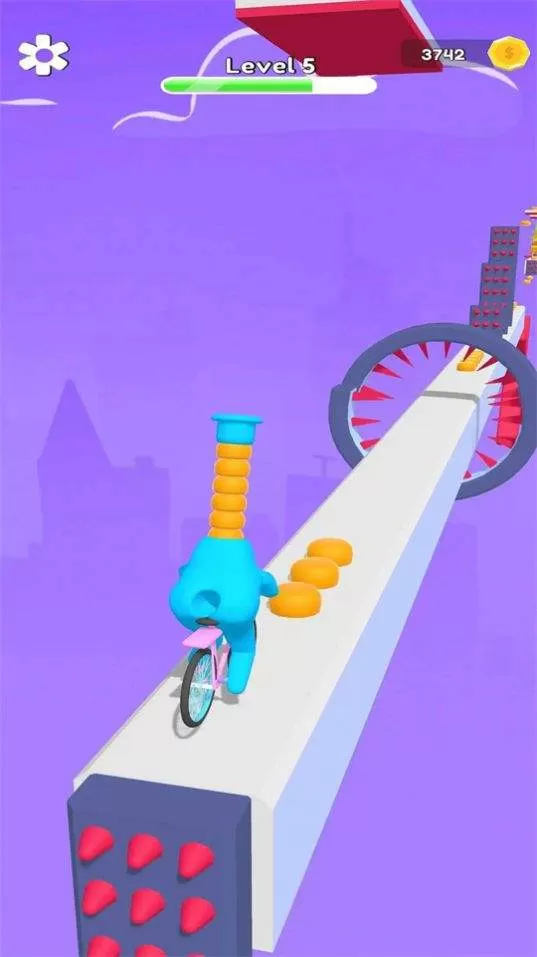 橙子自行车挑战游戏图0