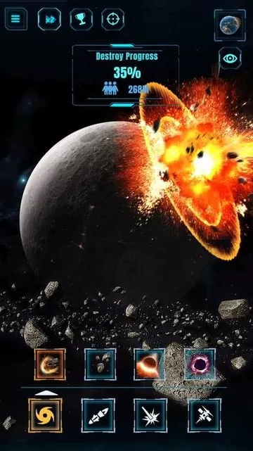 星球粉碎模拟器中文版手机游戏图0