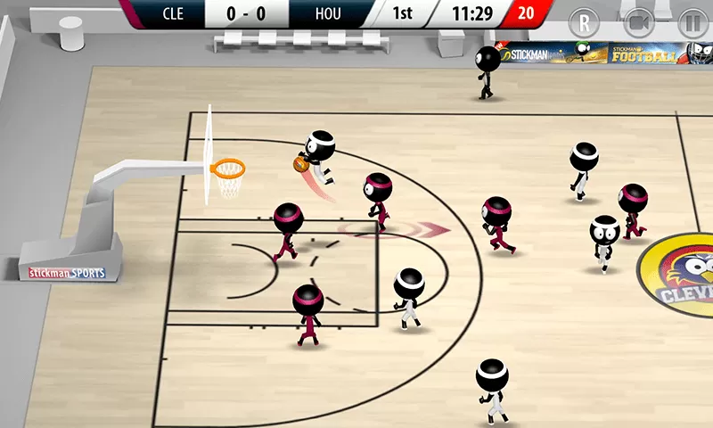 火柴人篮球2017游戏安卓版图2
