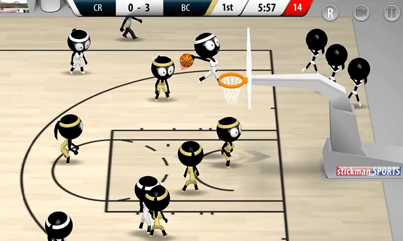 火柴人篮球2017游戏安卓版图0