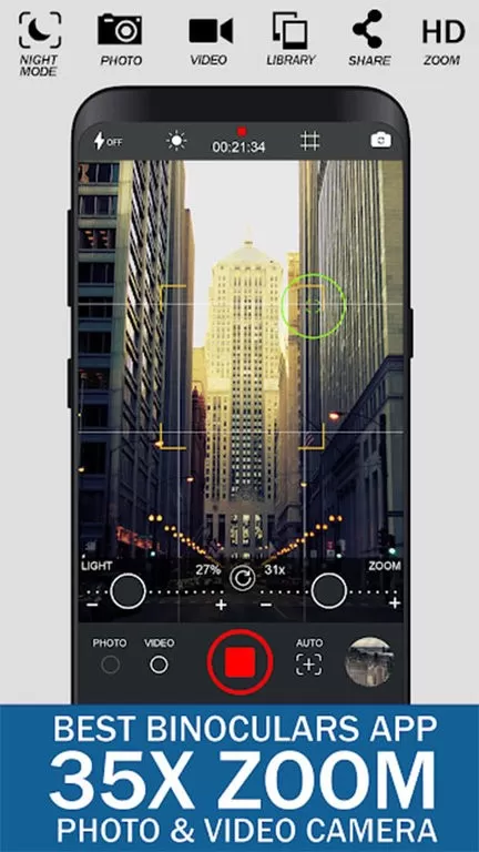 Binoculars 35x zoom Night Mode (Photo and Video)app新版官方版下载图3