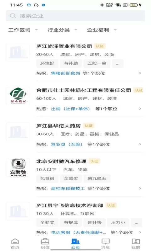 魅力庐江人才网官网版app图2