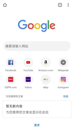 谷歌浏览器Google Chrome安卓版下载图1