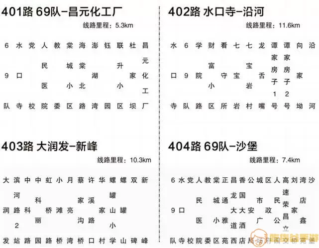 荣昌公交晚班车时间表