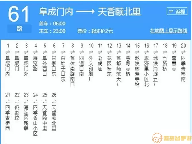 咸阳公交嗯61路车客服电话