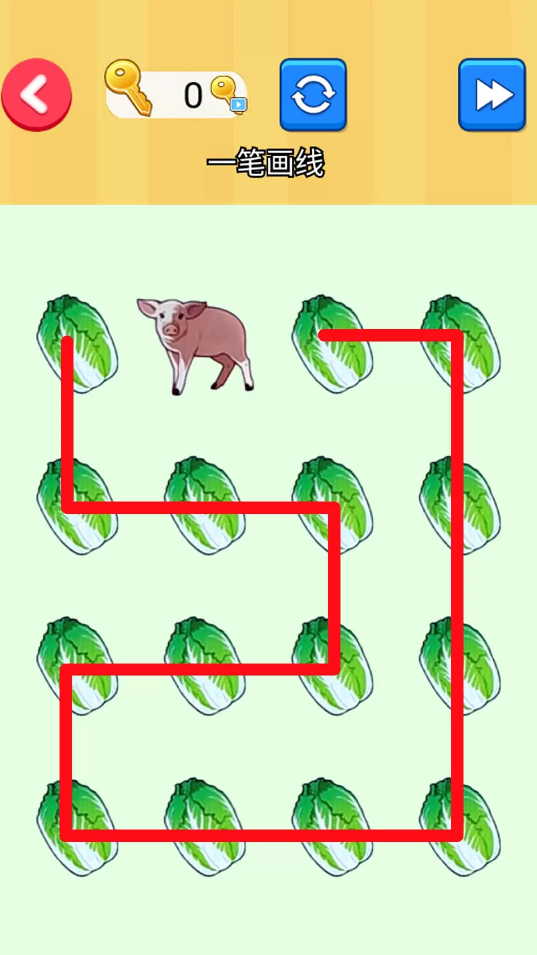 一笔连成线手机版图0