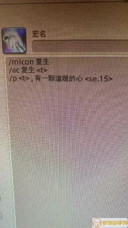 ff14小队喊话宏