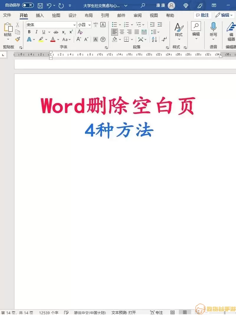 Word文档检查